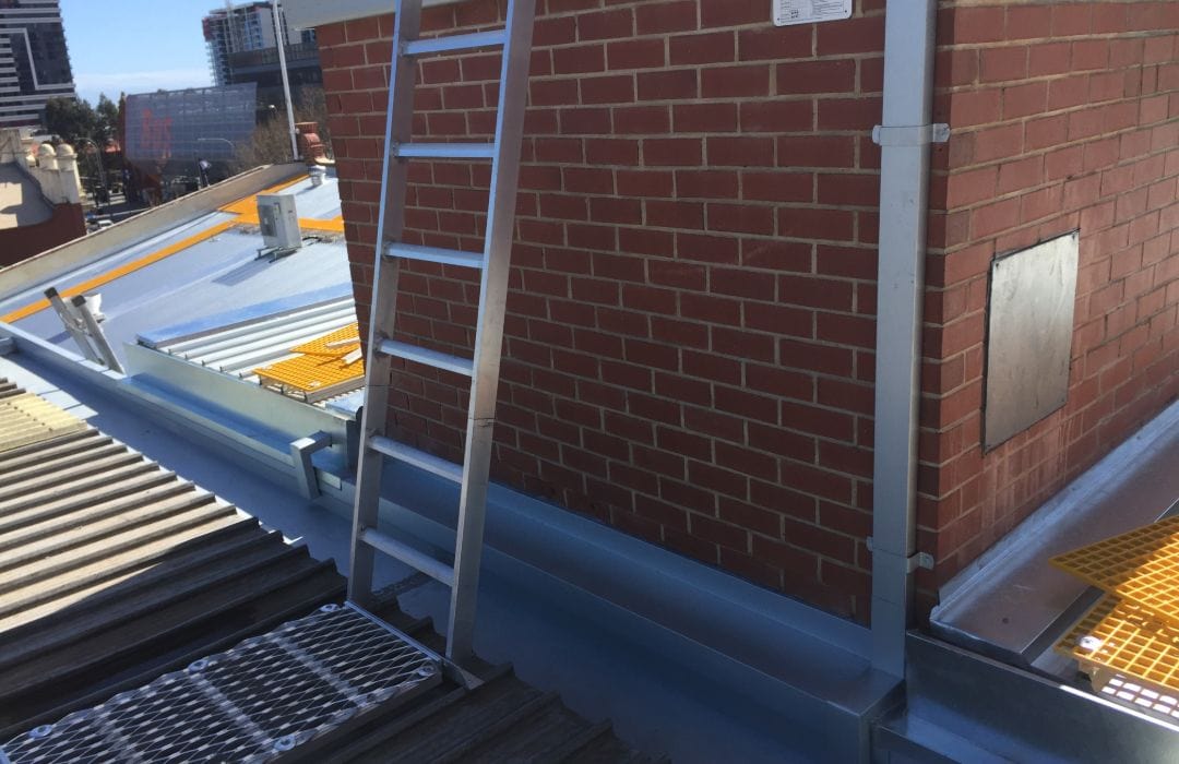 federal hall box gutter after